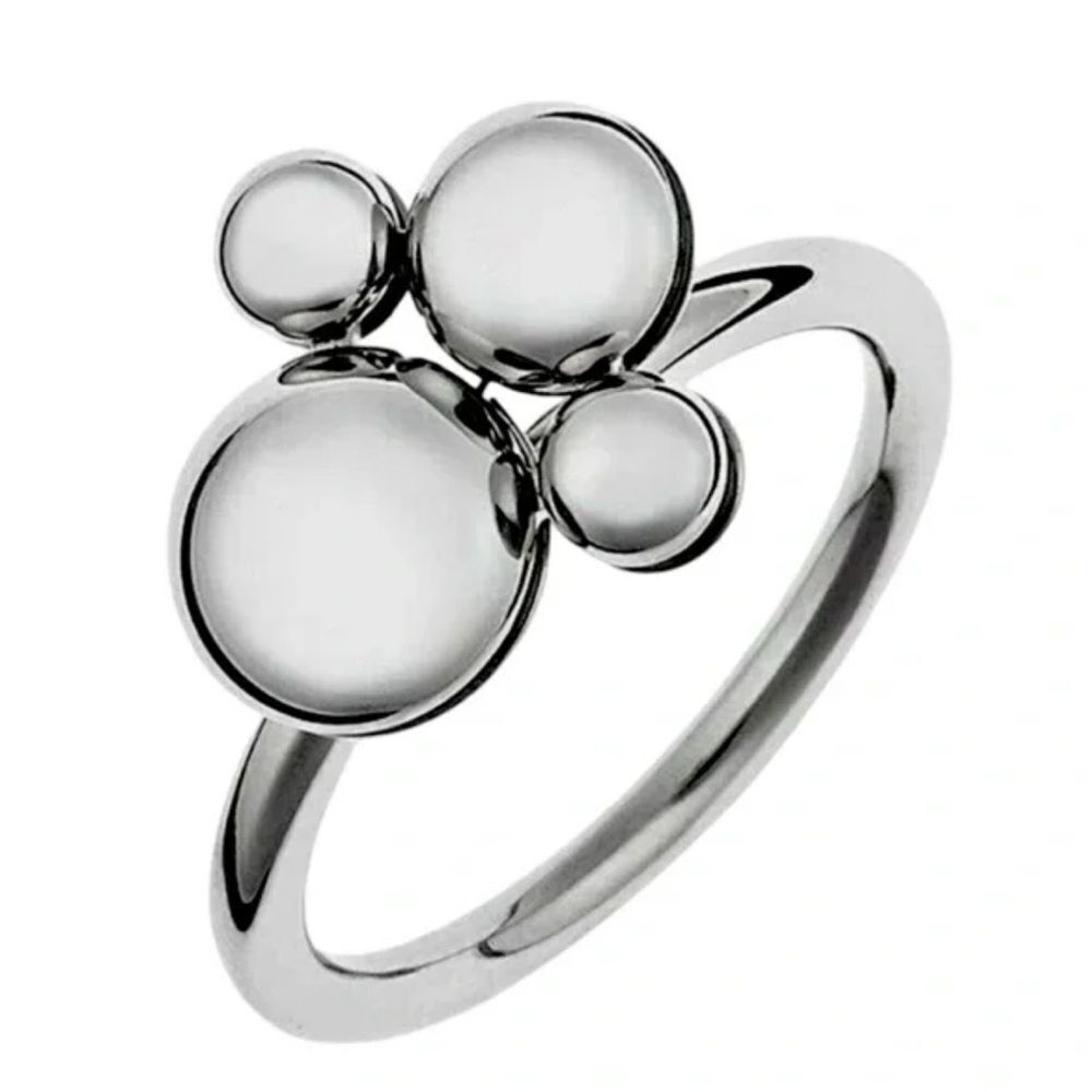 CK Calvin Klein Elegant Silver Fidget Spinner Ring